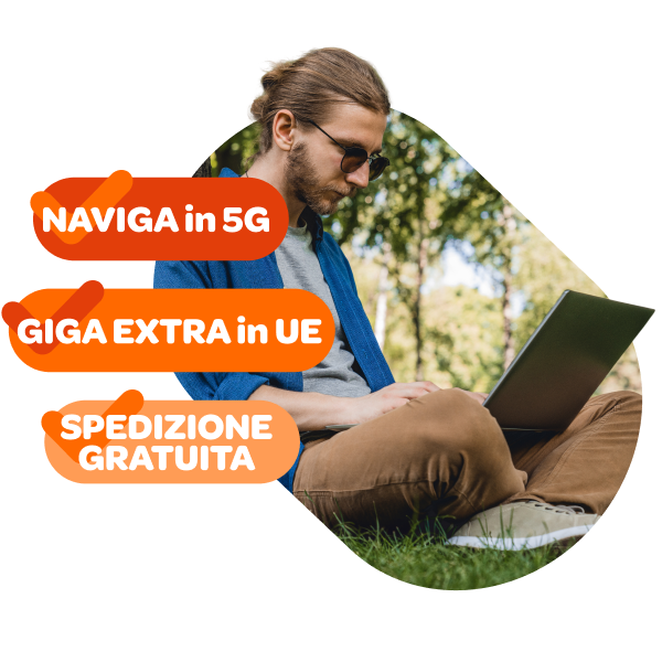 Naviga in 5G - giga extra in UE - spedizione gratuita
