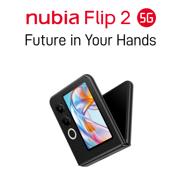 nubia flip 2 5g future in your hands