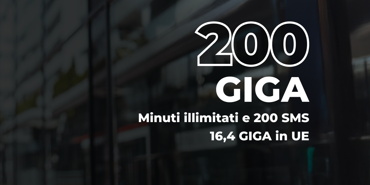 100 GIGA e minuti illimitati