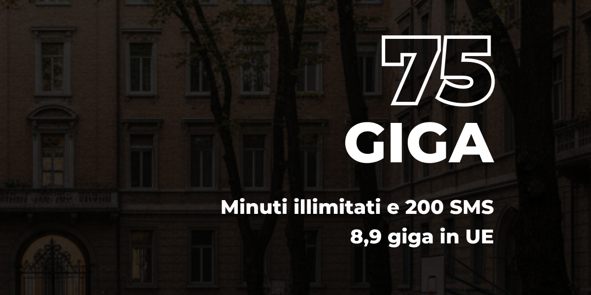 75 GIGA e ricarica manuale
