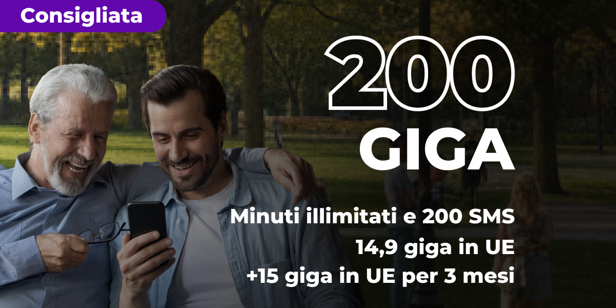 100 GB - offerte per turisti in Italia